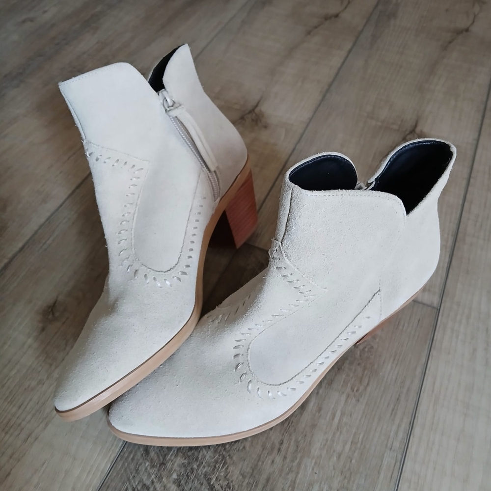 REBECCA MINKOFF Women's Lulu Suede Ankle Boots Size 8M